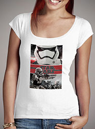 Женская футболка с глубоким вырезом The Stormtrooper
