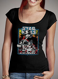 Женская футболка с глубоким вырезом Vintage Stormtroopers