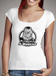 Женская футболка с глубоким вырезом Wookiee Copilot