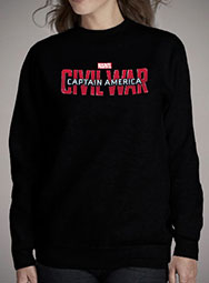 Женский свитшот Captain America Civil War Logo