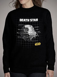 Женский свитшот Death Star Schematics